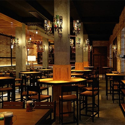 Suasana area restoran modern